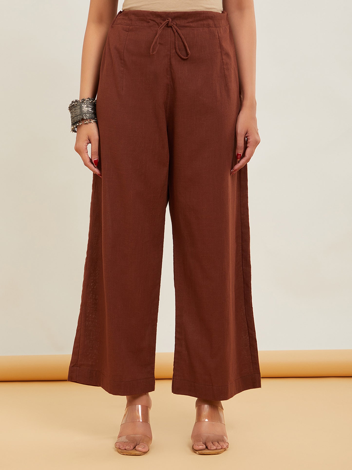 Evergreen Wide leg pants / Palazzo with Pockets