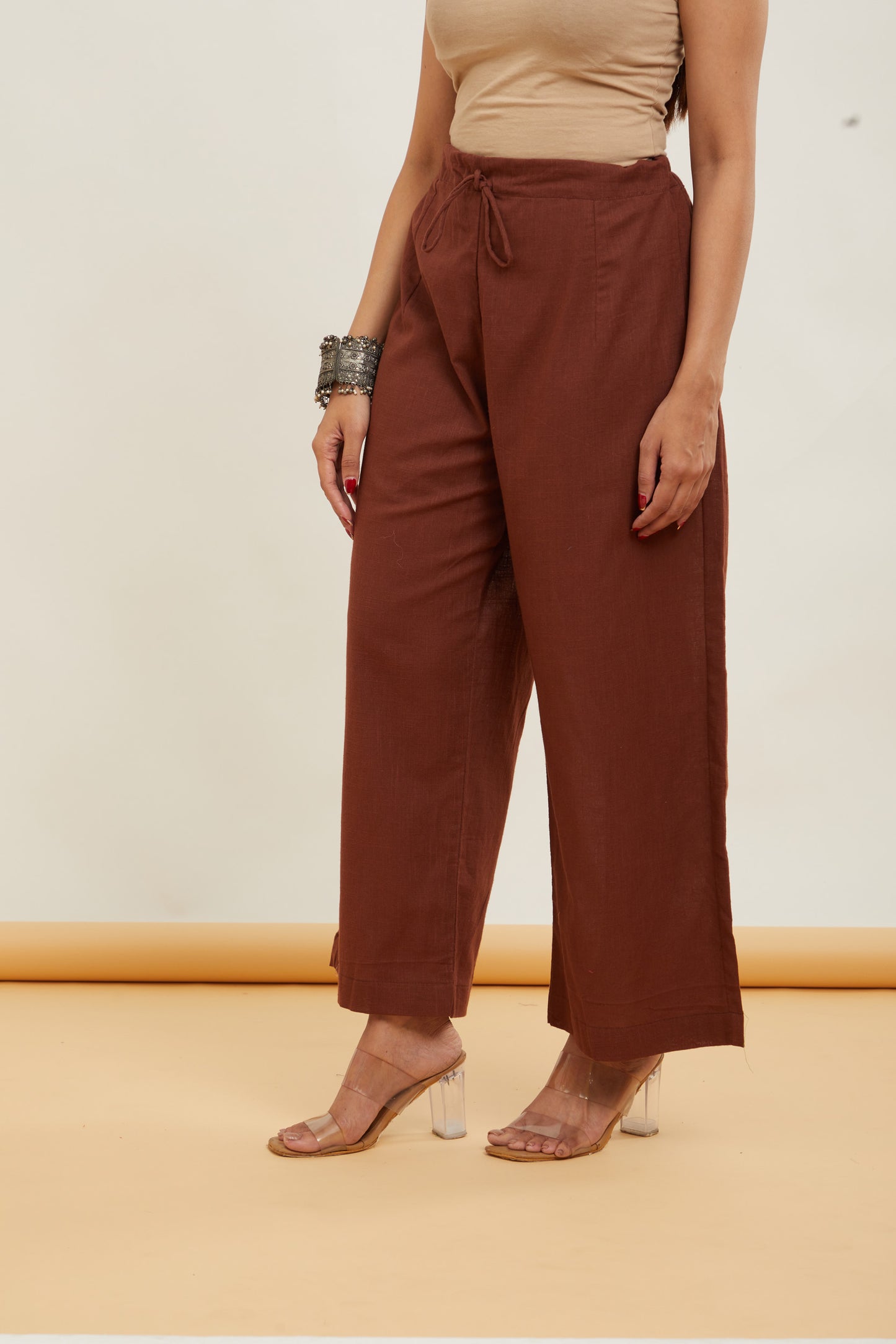 Evergreen Wide leg pants / Palazzo with Pockets