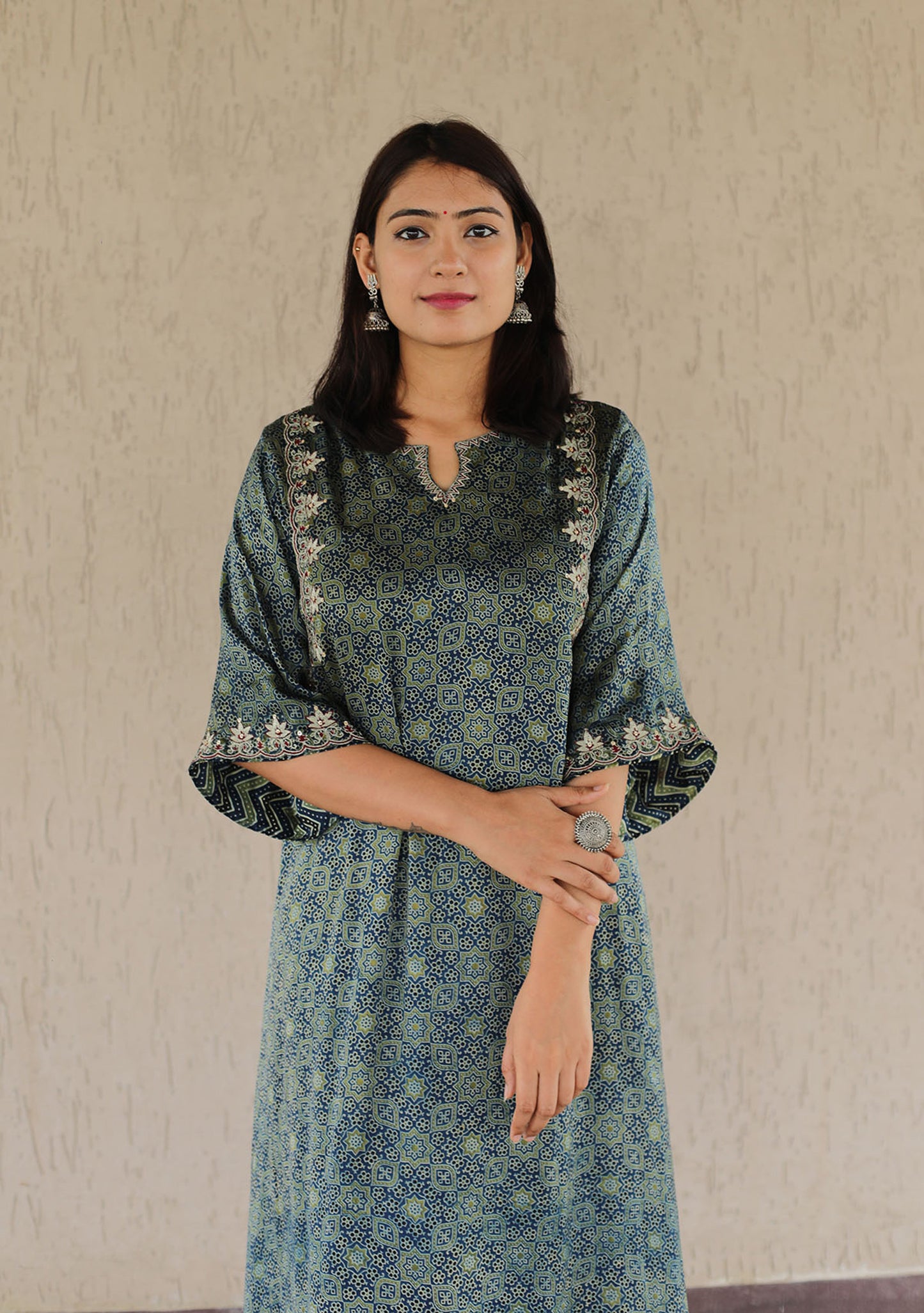 Modal Green Zari Cordset