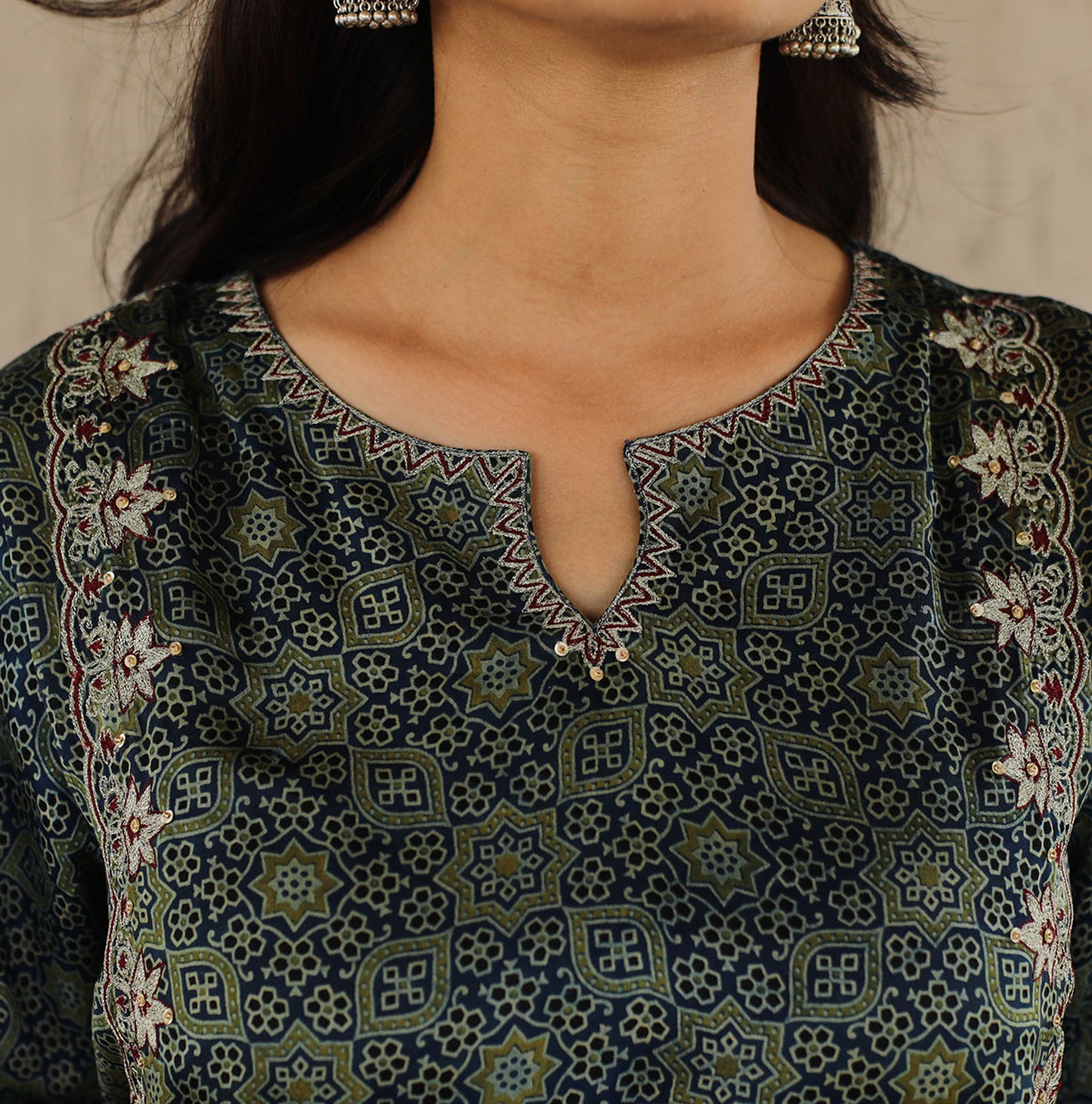 Modal Green Zari Cordset