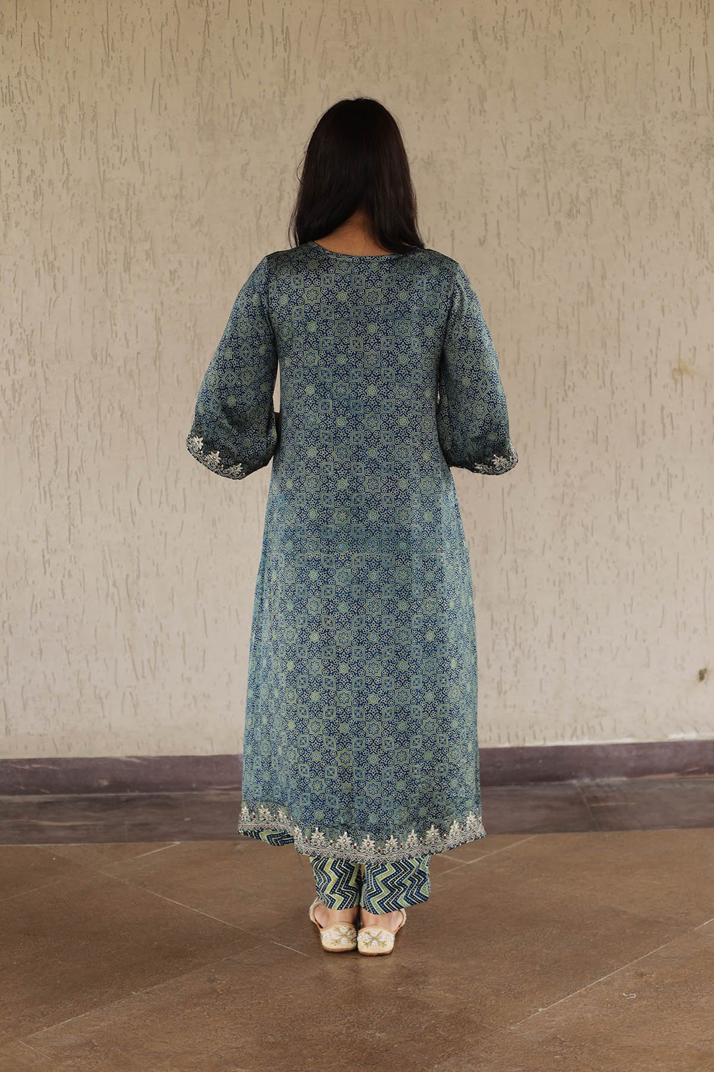 Modal Green Zari Cordset