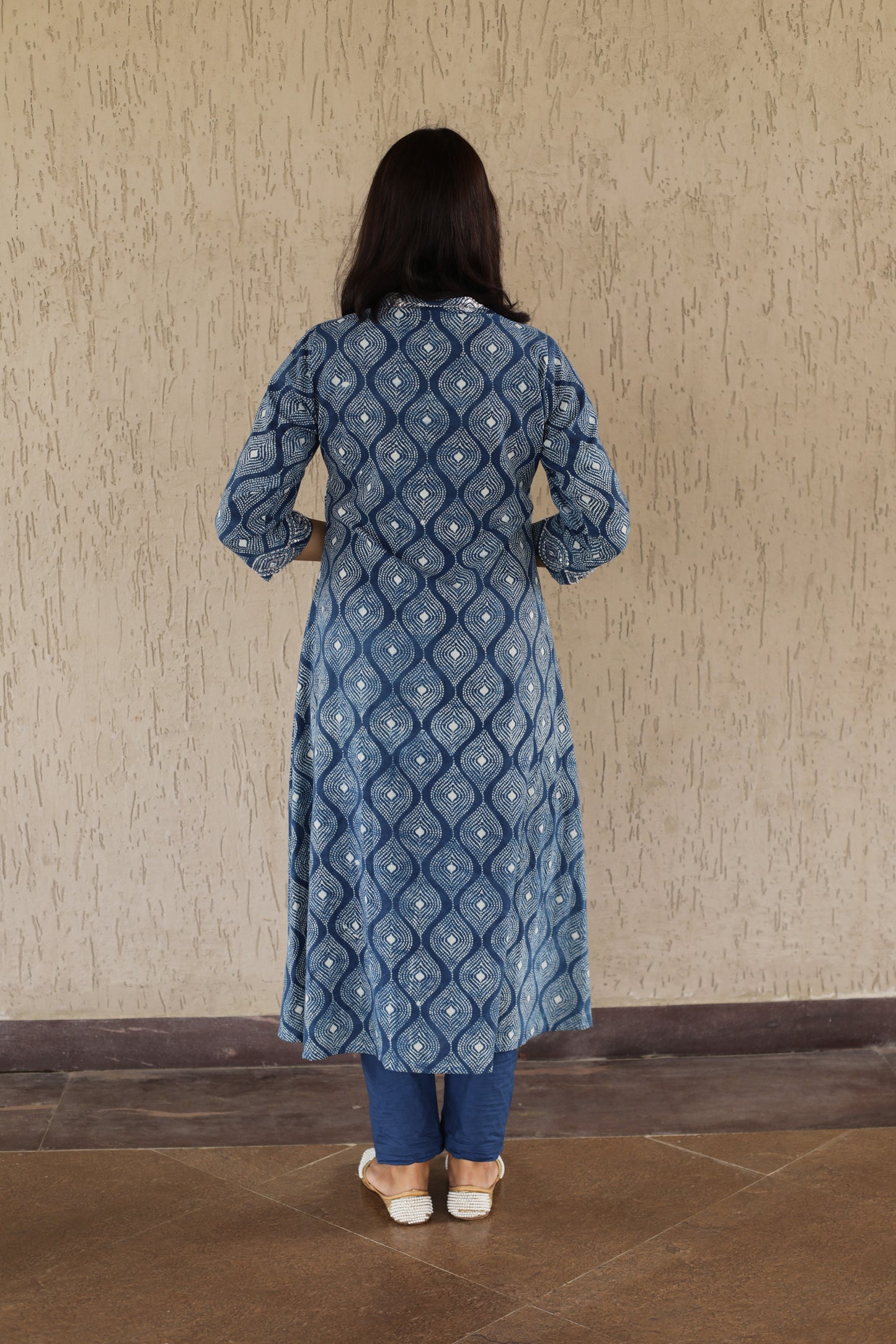 Indigo Beaded Suitset