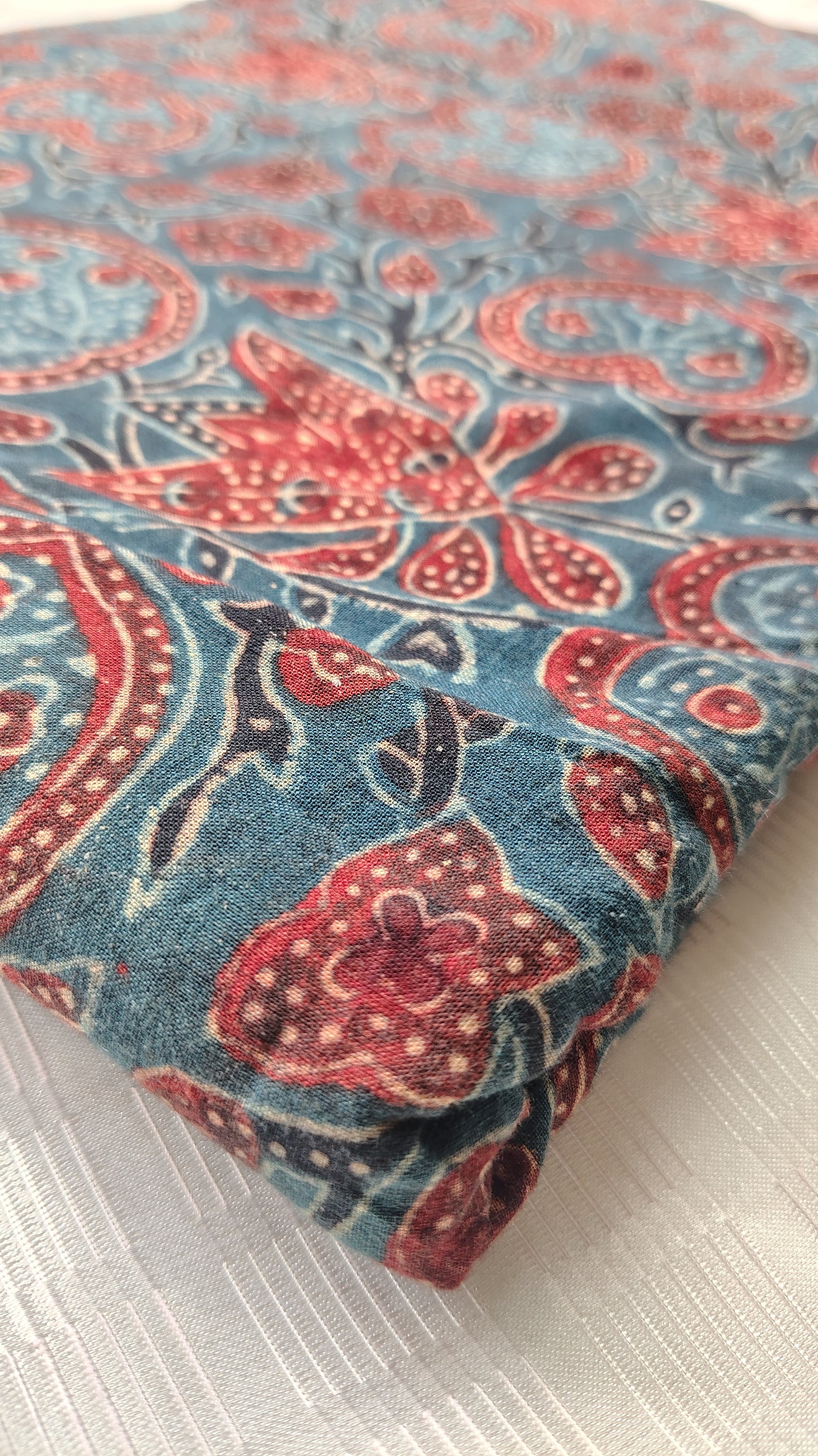 Blue Ajrakh Print