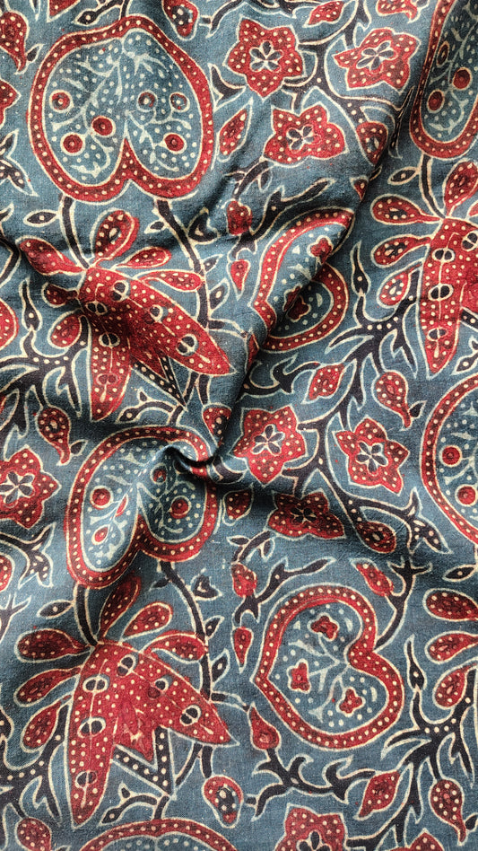 Blue Ajrakh Print