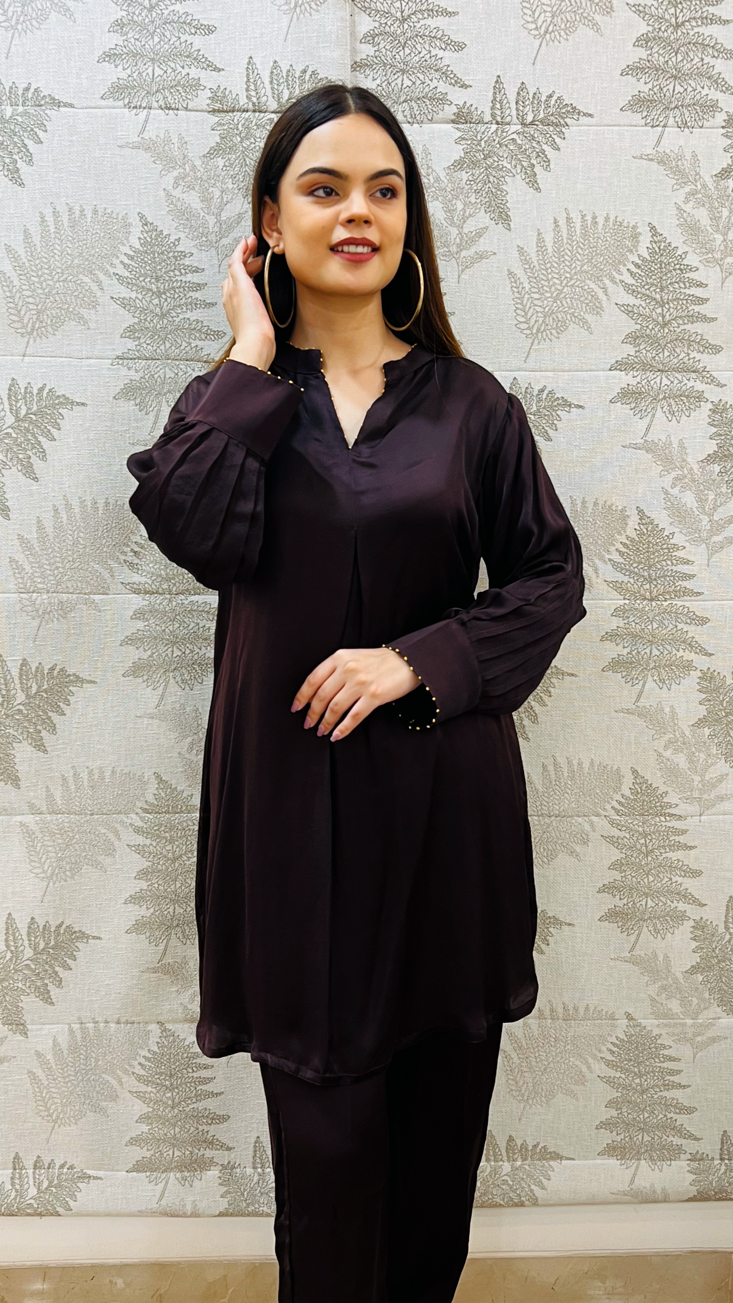 Brown Modal Co-ord Set