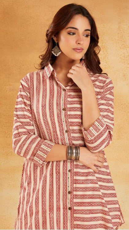Red Bagh Print Cordset
