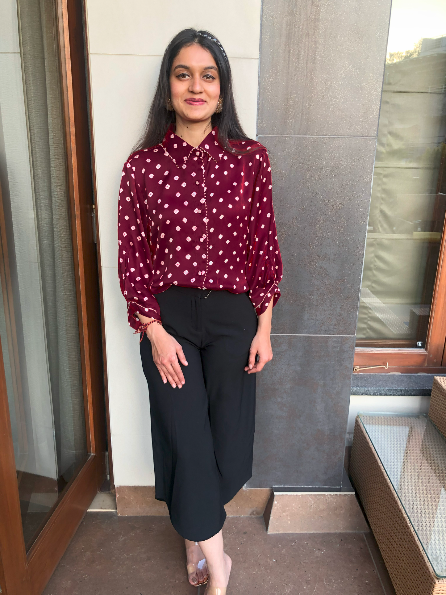 Pure Modal Silk Bandhani Shirts in 7 colors