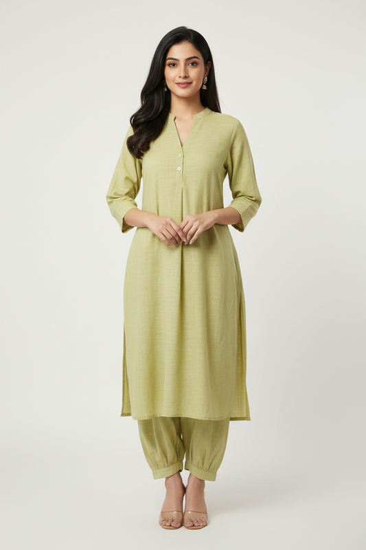 Pastel Green Cordset