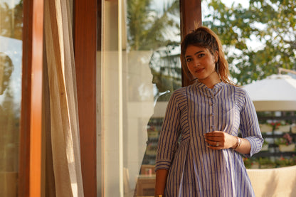 Blue stripe Dress