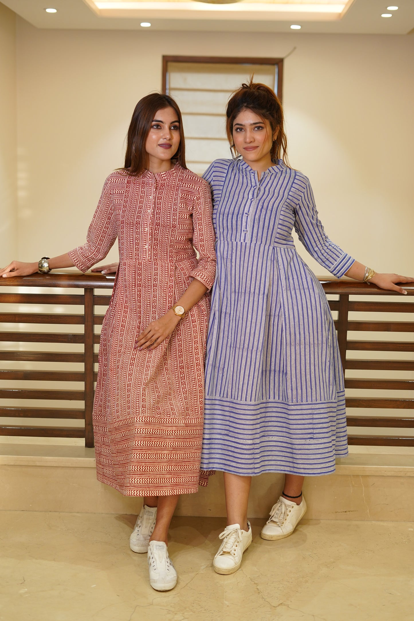 Blue stripe Dress