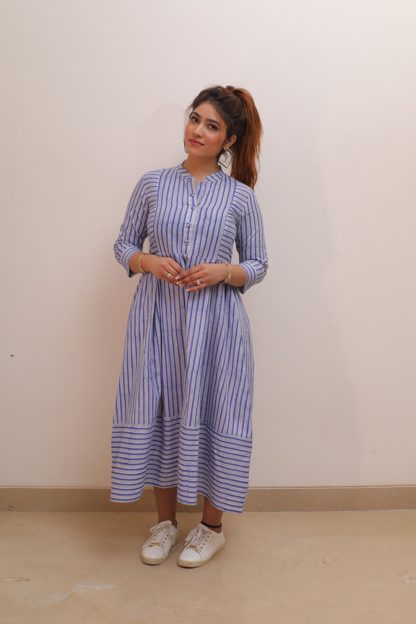 Blue stripe Dress