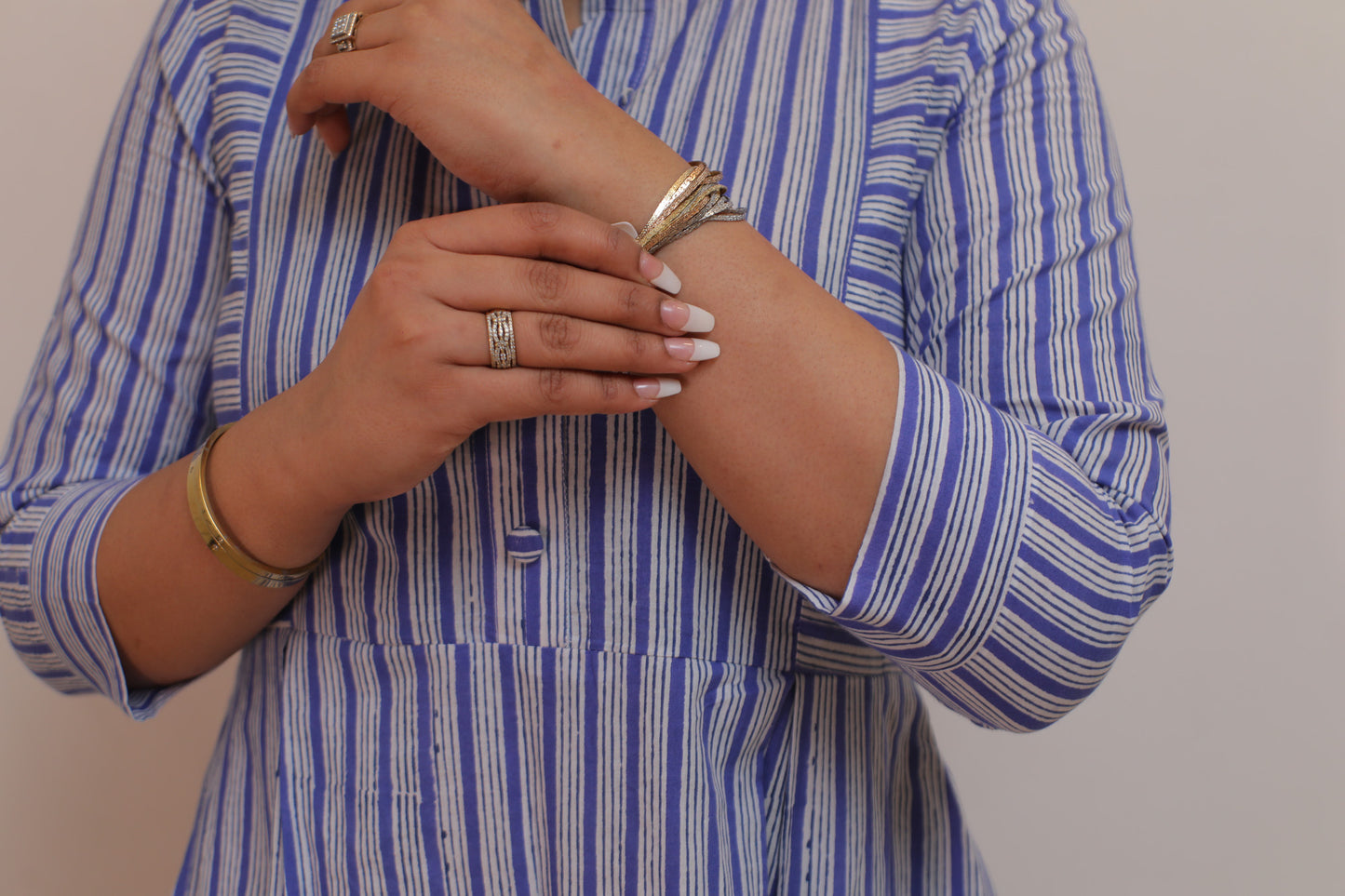 Blue stripe Dress