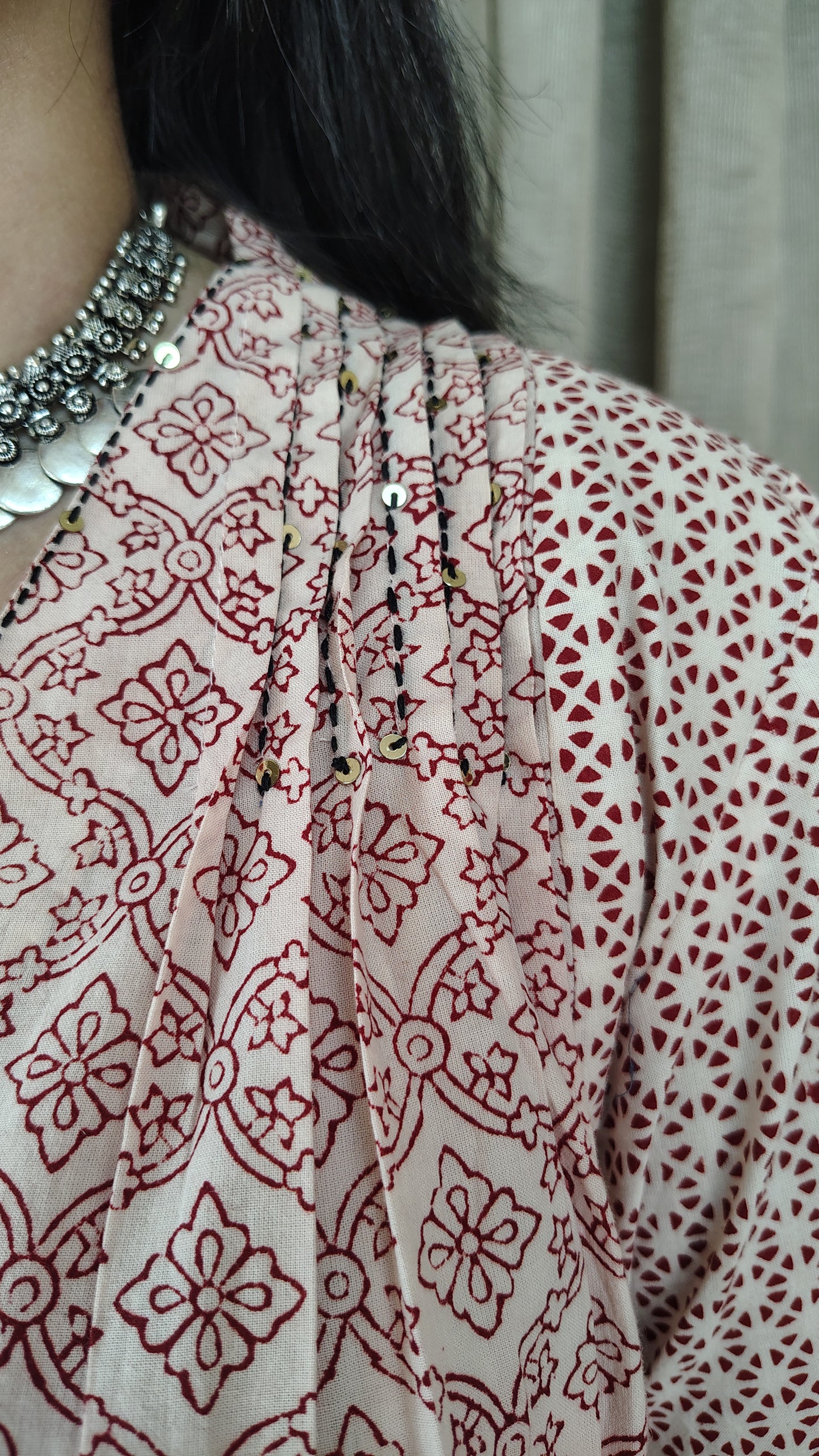 Red Bagh Print Cordset