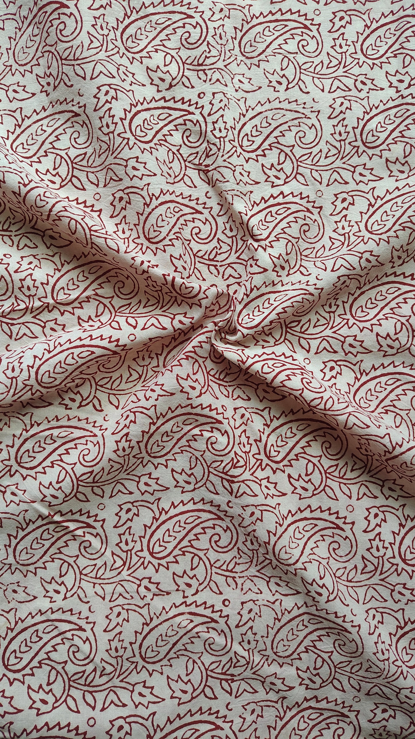 Red Bagh Paisley Print
