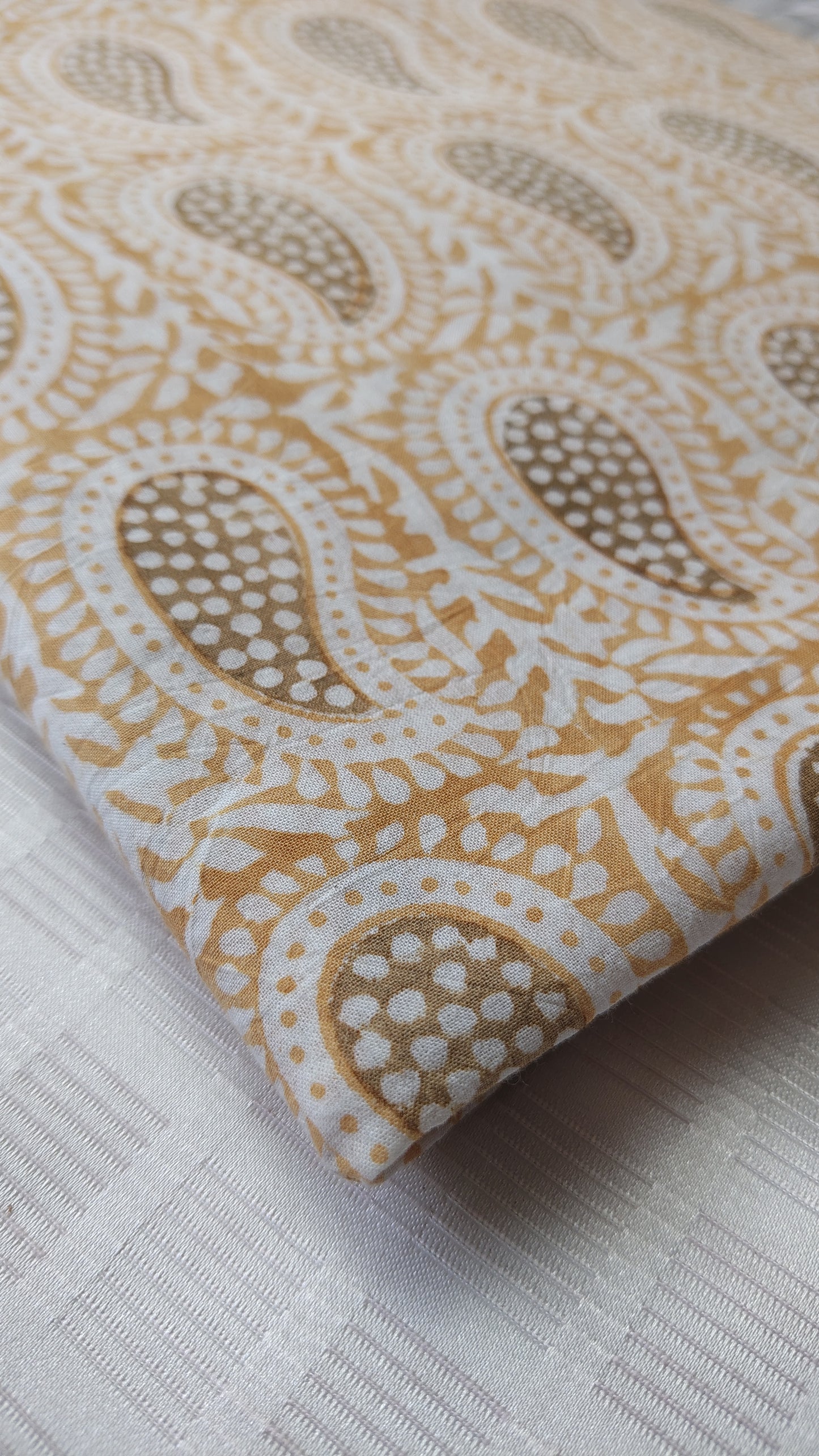 Yellow Bagh Paisley  Print