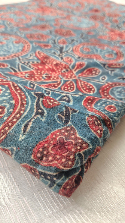 Blue Ajrakh Print