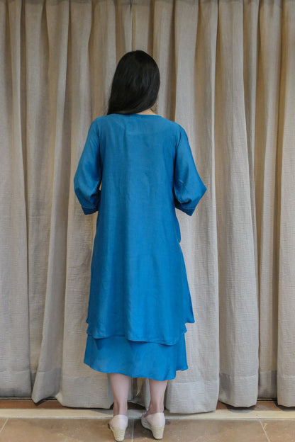 Blue Cotton Dress