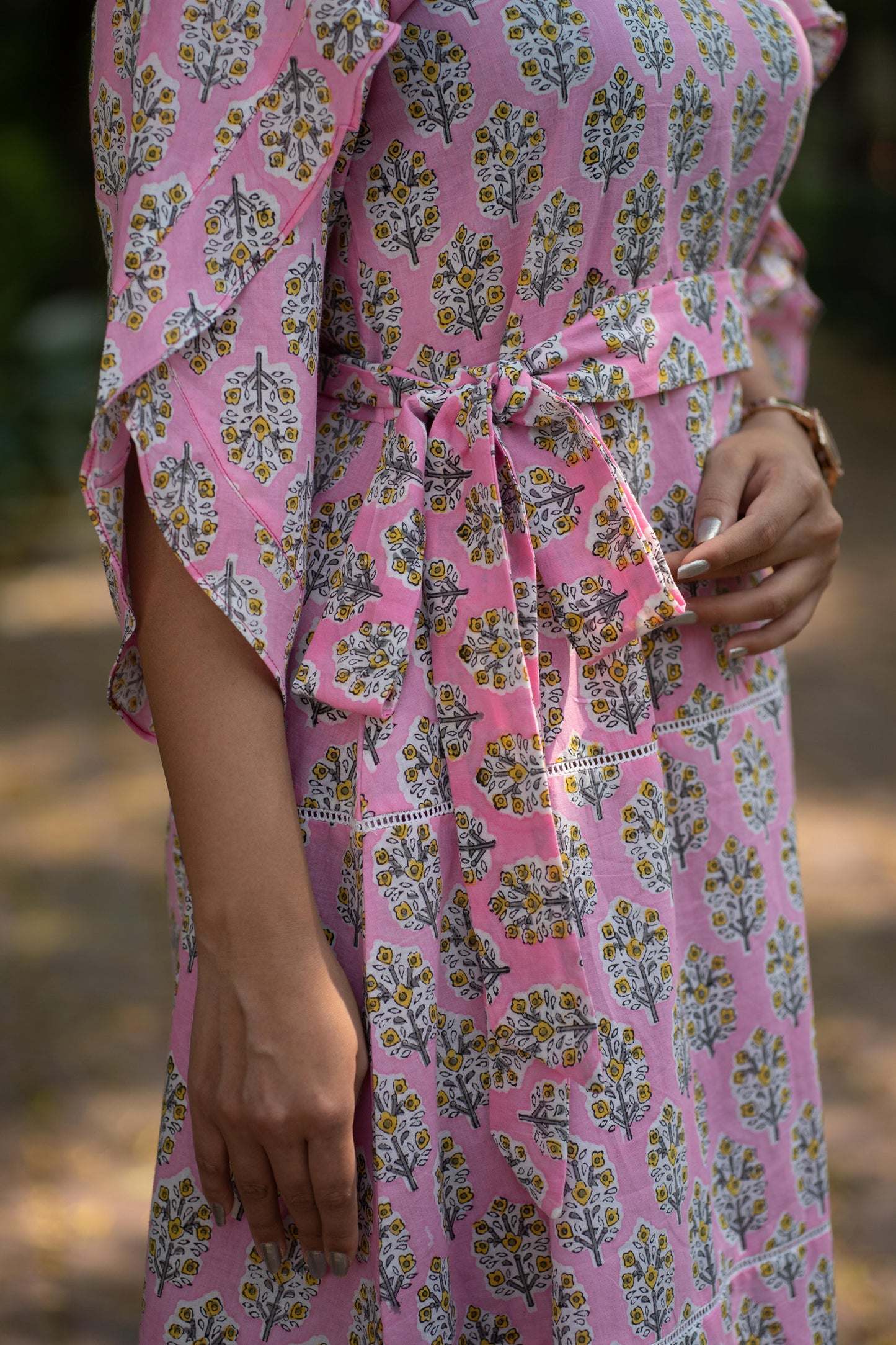 Pink Floral Dress