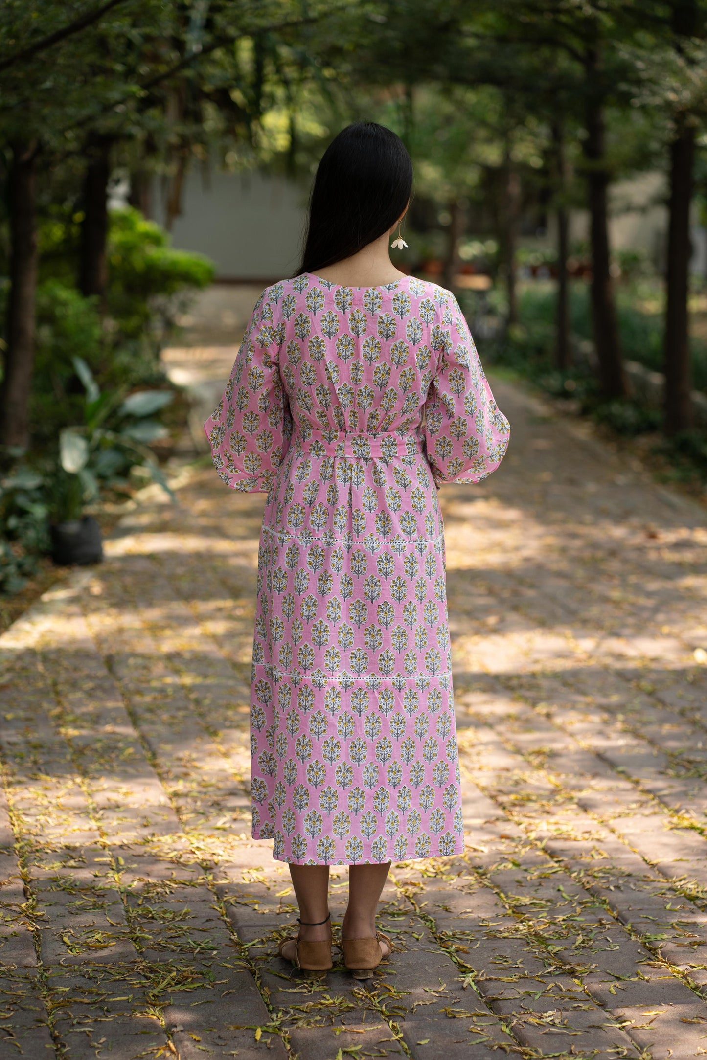 Pink Floral Dress