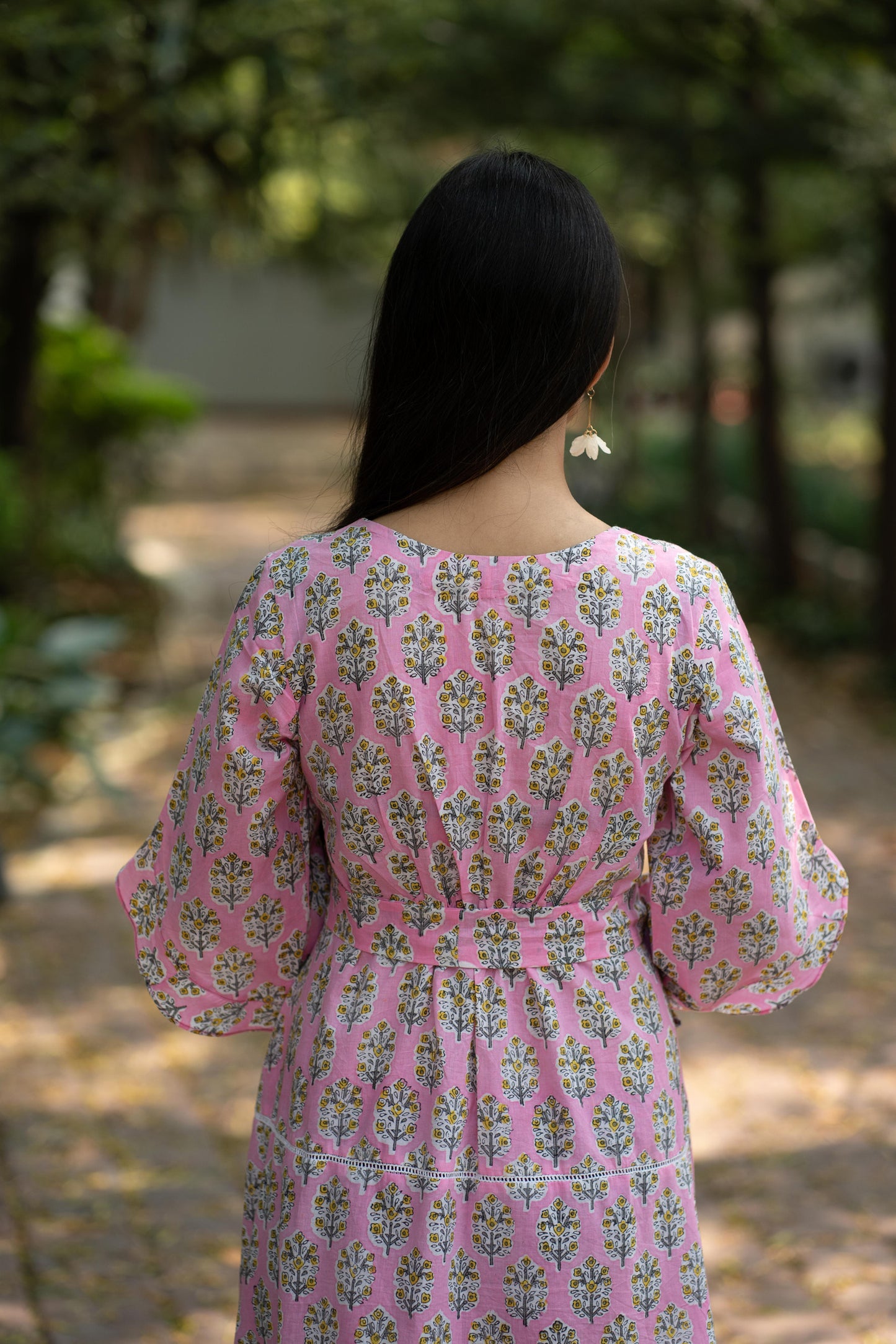 Pink Floral Dress