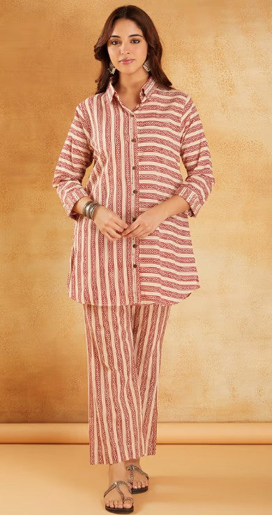 Red Bagh Print Cordset