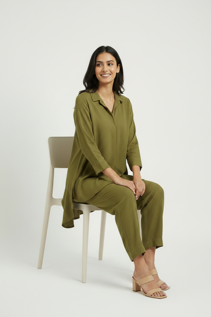 Olive Green Cordset