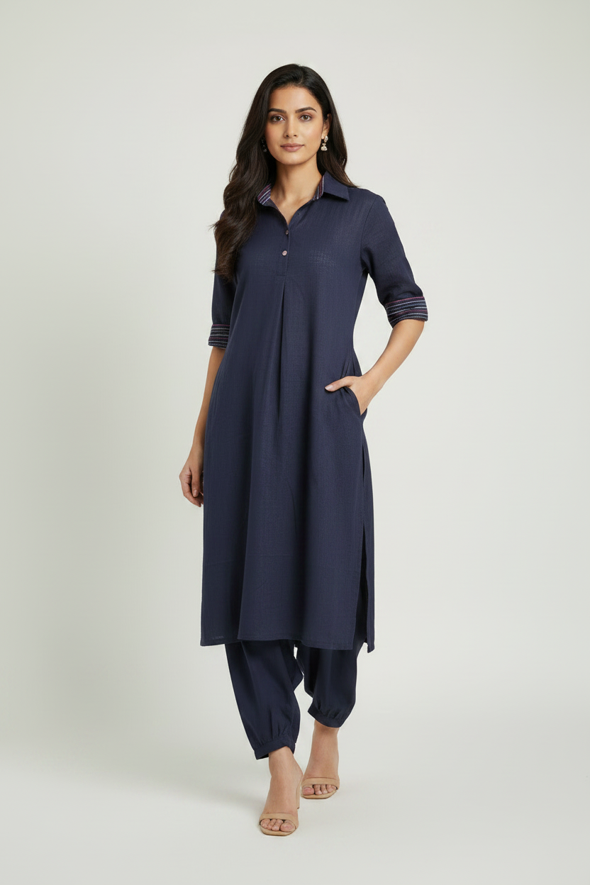 Navy Blue cordset