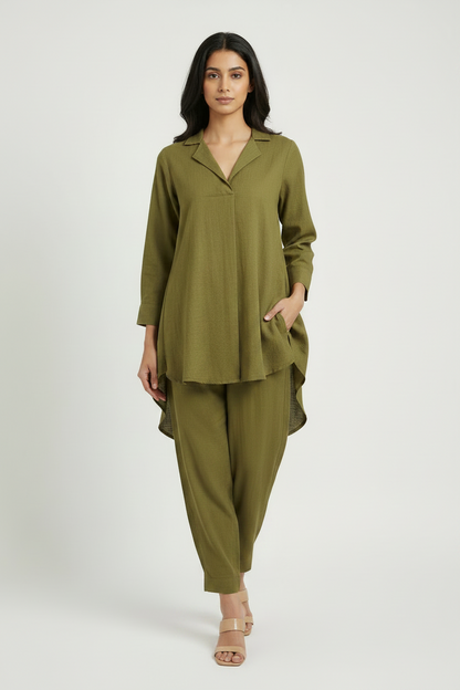 Olive Green Cordset