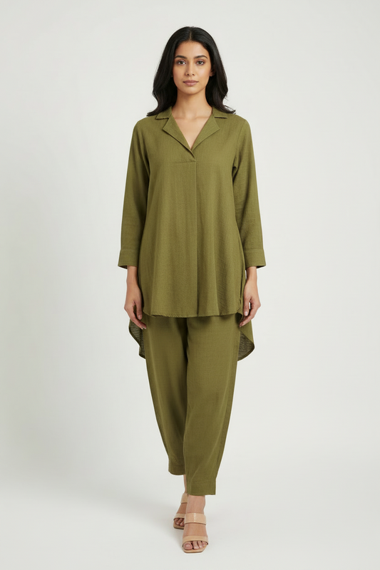 Olive Green Cordset